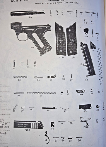 High standard model c d - model, a